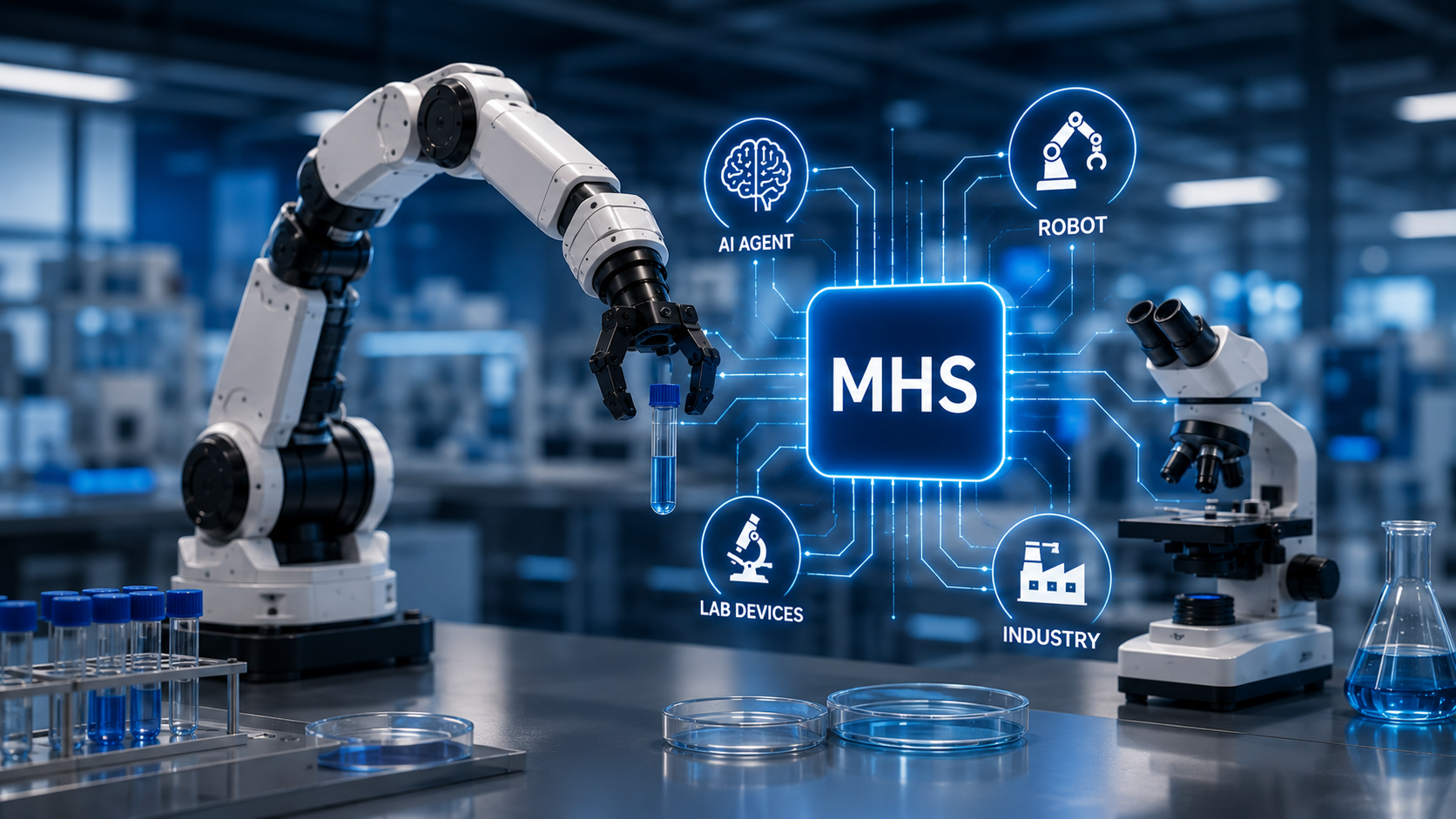 Ứng dụng thực tế của Model Hardware Standard MHS trong phòng thí nghiệm tự động