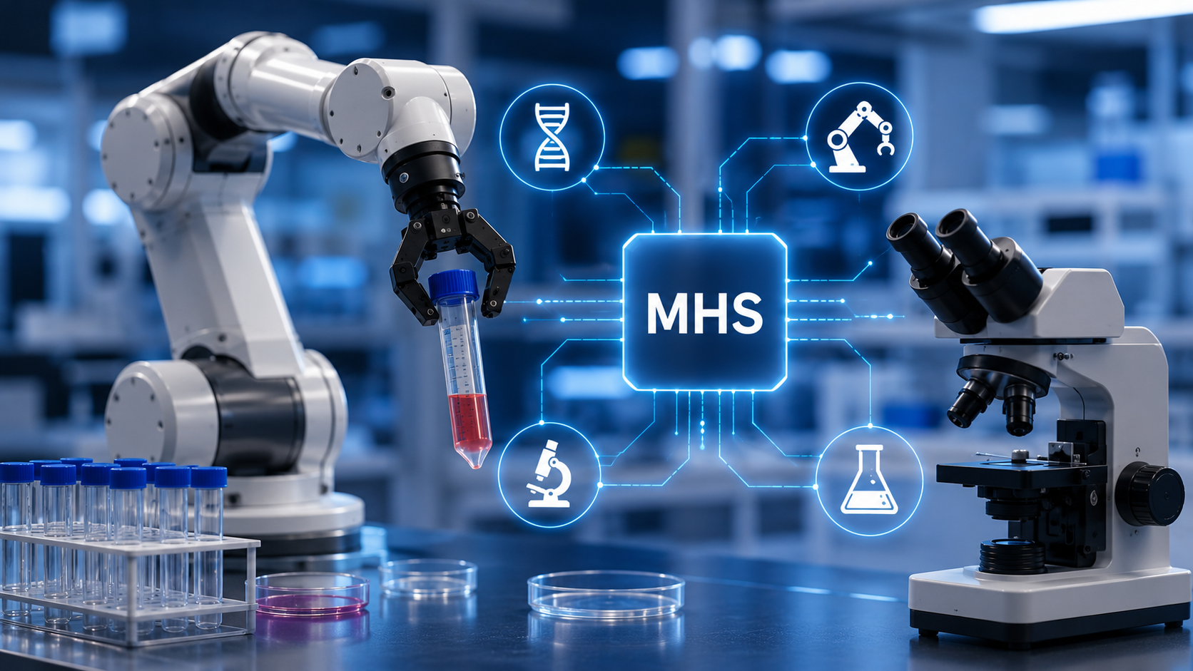 MHS hoạt động như thế nào khi AI Agent kết nối và điều khiển thiết bị vật lý